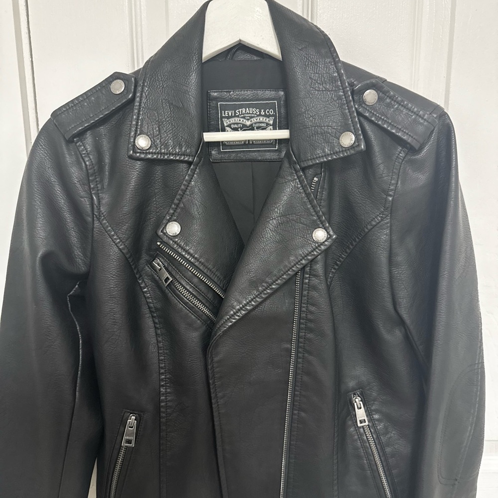 Levi's Black Leather Jacket